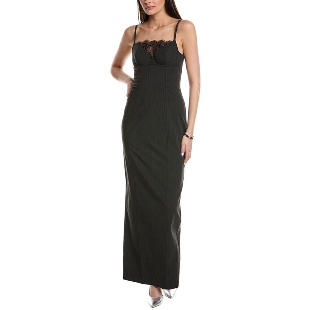 Misha Womens  Collection Ausha Maxi Dress, Grey